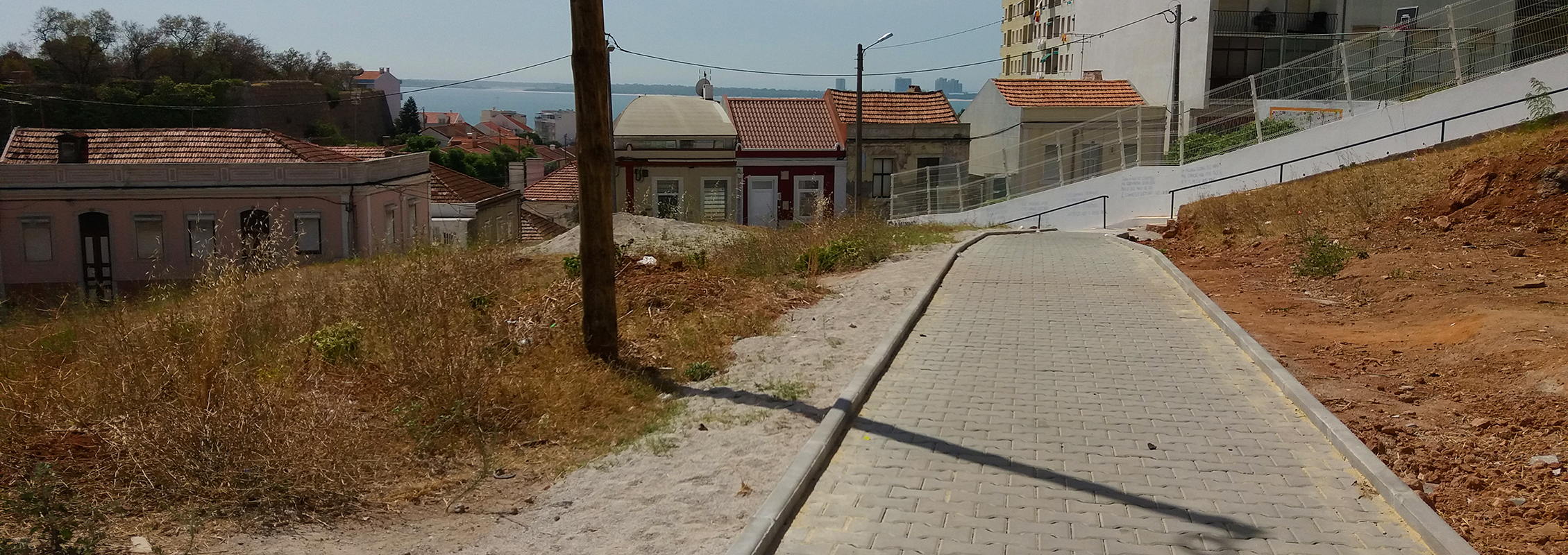 Caminho melhora acesso pedonal no Bairro dos Pescadores