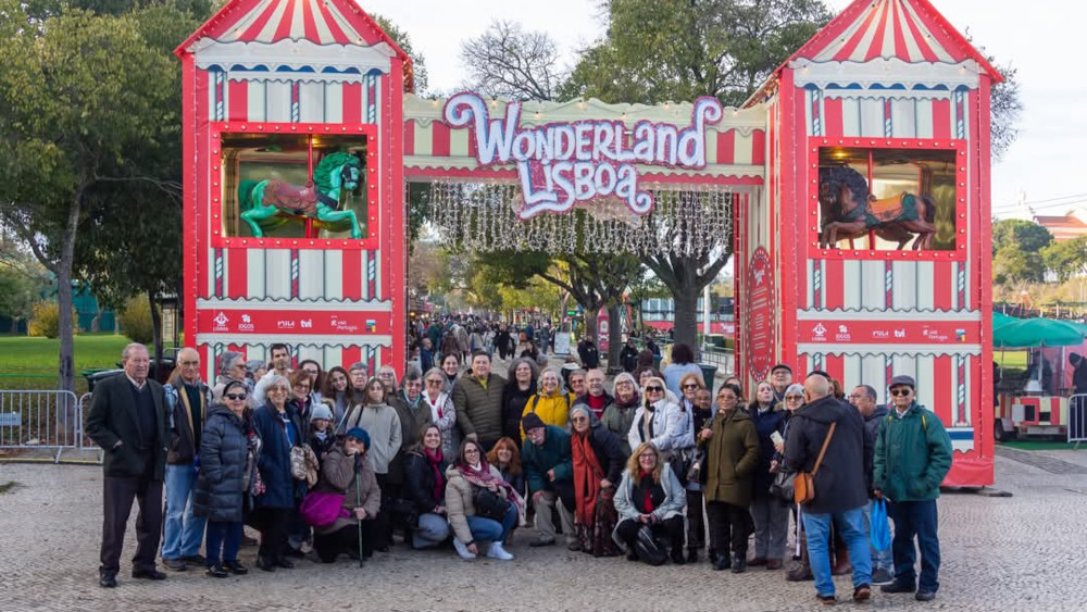 Passeio de Natal leva fregueses ao Wonderland Lisboa