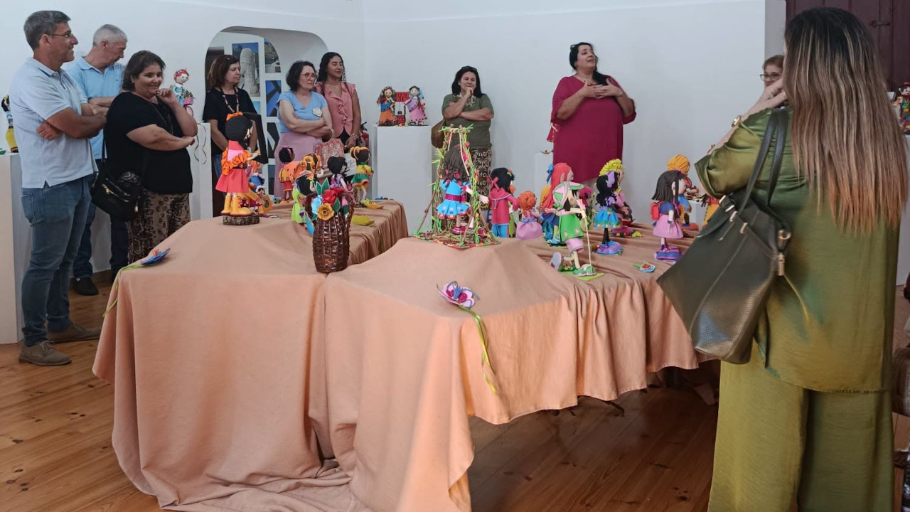 Inauguração da exposição da artista setubalense Bela Filipe