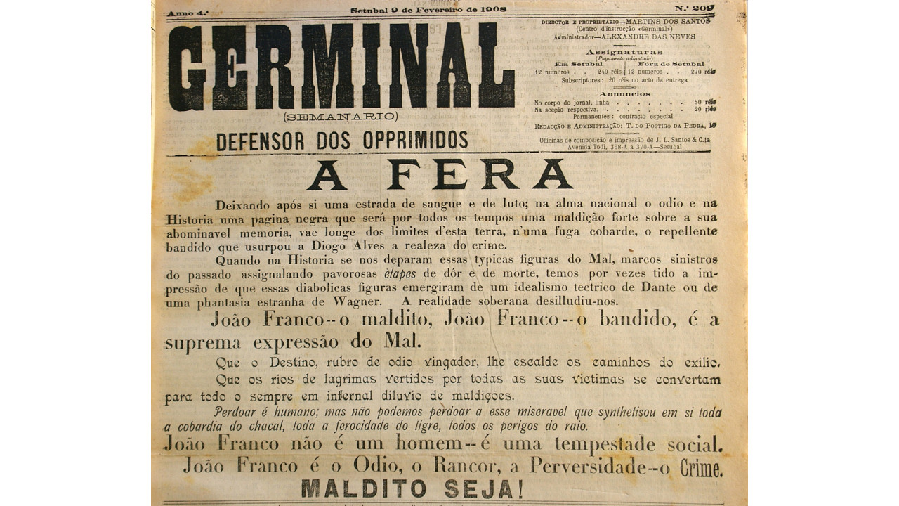 "Germinal" - Um jornal anarquista em Setúbal